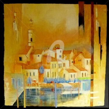 Peinture intitulée "Bouzigues I" par James Burgevin, Œuvre d'art originale, Acrylique