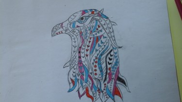 Dessin de tête d aigle 1