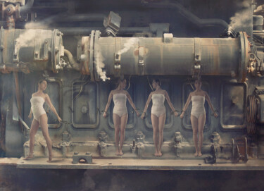 Production, small, limited edition of 7 「Production, small,…」というタイトルのデジタルアーツ Nikolina Petolasによって, オリジナルのアートワーク