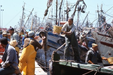 Photographie intitulée "RETOUR DE PECHE" par Dominique Thivollier, Œuvre d'art originale