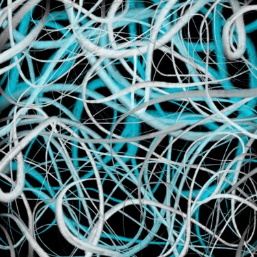 Arts numériques intitulée "Dancing in a Windy…" par Cila, Œuvre d'art originale, Peinture numérique