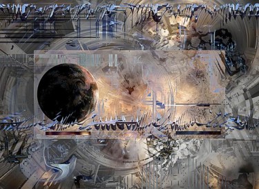 PUISSANT FEINT ...... Transport en sus. Délais 15 jours. Peinture intitulée "PUISSANT FEINT ....…" par Pix-Peinture Kabuki, Œuvre d'art originale, Huile