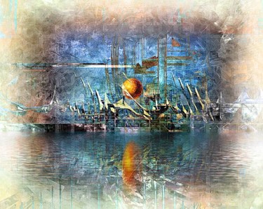TERRE-MINAL ...... Transport en sus. Délais 15 jours. Peinture intitulée "TERRE-MINAL ......…" par Pix-Peinture Kabuki, Œuvre d'art originale, Huile