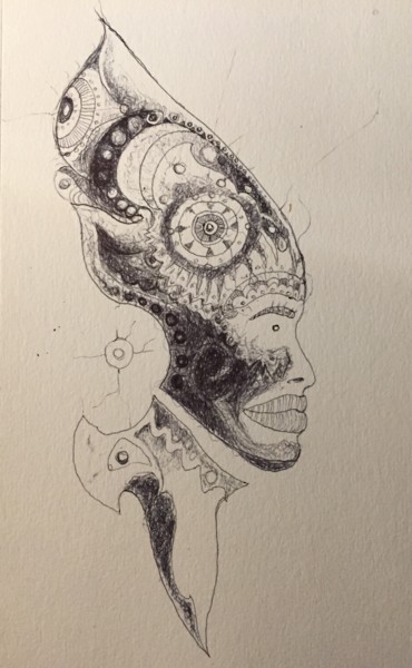 Painting titled "Art cognitif" by Olivier Picy, Original Artwork