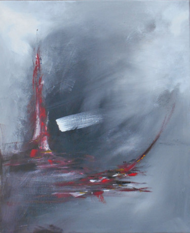 Peinture intitulée "Comète" par Auriane Phillippon, Œuvre d'art originale, Acrylique Monté sur Châssis en bois