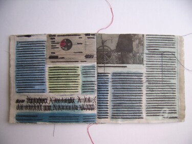 Peinture intitulée "livre-journal-2.jpg" par Hélène Mongin, Œuvre d'art originale