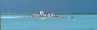 Peinture intitulée "Harbour Est" par Flachet, Œuvre d'art originale