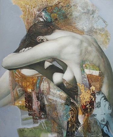 Peinture intitulée "reverie" par Pascal Dugourd, Œuvre d'art originale, Autre
