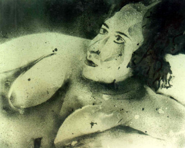 Malerei mit dem Titel "RE CLINGING NUDE -2…" von Yes, Original-Kunstwerk, Andere