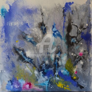 Peinture intitulée "Failles" par Frederic Janssens (Fredj), Œuvre d'art originale, Acrylique