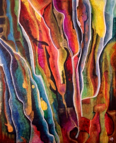 Peinture intitulée "Entre les draps des…" par Anne Brigaud, Œuvre d'art originale