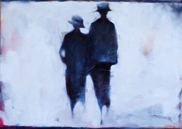 Painting titled "Retro. Fashion." by Igor Shulman, Original Artwork, Oil