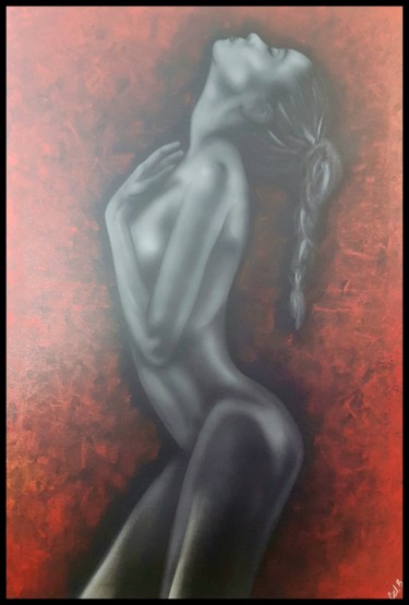 Peinture intitulée ""Isis"" par Cel . B, Œuvre d'art originale, Acrylique