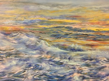 Malerei mit dem Titel "Before the Storm" von Khrystyna Kozyuk, Original-Kunstwerk, Acryl