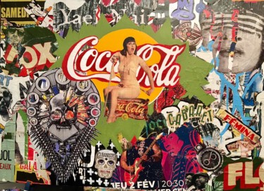 Peinture intitulée "COCA VINTAGE" par Pascal Petit, Œuvre d'art originale, Acrylique