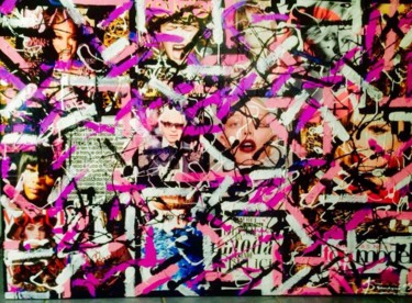 Collages intitolato "TOOPMODEL" da Simone Lazzarini, Opera d'arte originale, Collages