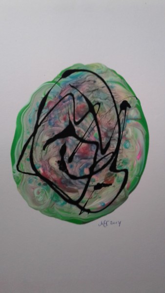 Schilderij getiteld "20171110-102755.jpg" door Marianne Huizinga, Origineel Kunstwerk