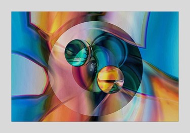 Artisanat intitulée "ATTRACTION" par Pix-Peinture Kabuki, Œuvre d'art originale