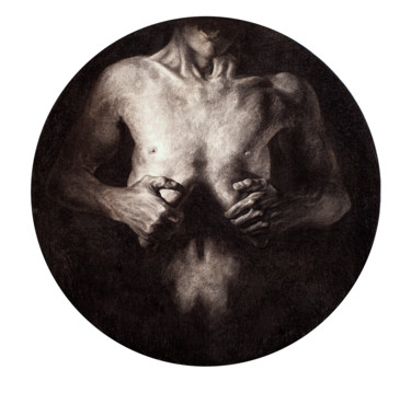 Dessin intitulée "L'âtre" par Sébastien Bocquet, Œuvre d'art originale, Fusain