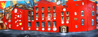 Peinture intitulée "Libérez les Poètes" par Emma Henriot, Œuvre d'art originale, Huile