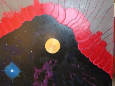 "edge of space" başlıklı Tablo Terry Lawver tarafından, Orijinal sanat