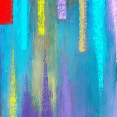 Arts numériques intitulée "Up and Down" par Cila, Œuvre d'art originale, Peinture numérique