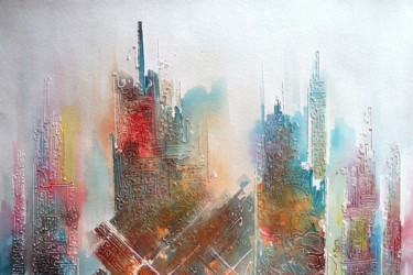 Peinture intitulée "arabian dream.jpg" par Khaled Sebaa, Œuvre d'art originale, Acrylique