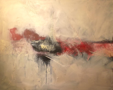 Renaître à soi - (Dim : 80 * 100 cm) Peinture intitulée "Renaître à soi - (D…" par Coralie Giboz, Œuvre d'art originale, Acrylique