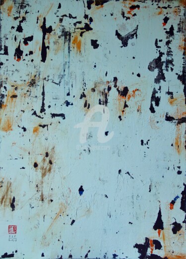 Painting titled "A Legendary Past" by Sio Montera, Original Artwork, Acrylic
