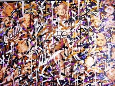 MARILYN 2010 Collages intitolato "MARILYN 2010" da Simone Lazzarini, Opera d'arte originale, Collages