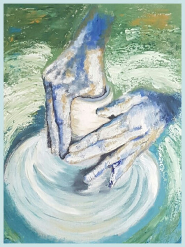 Peinture intitulée "Sans titre" par Véroniq'S, Œuvre d'art originale, Huile