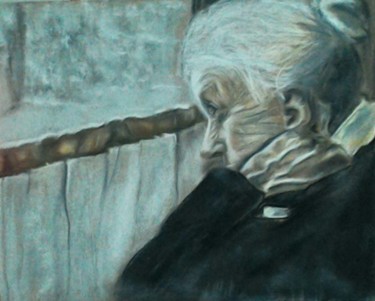 Peinture intitulée "Les vieux ne bougen…" par Véroniq'S, Œuvre d'art originale, Autre