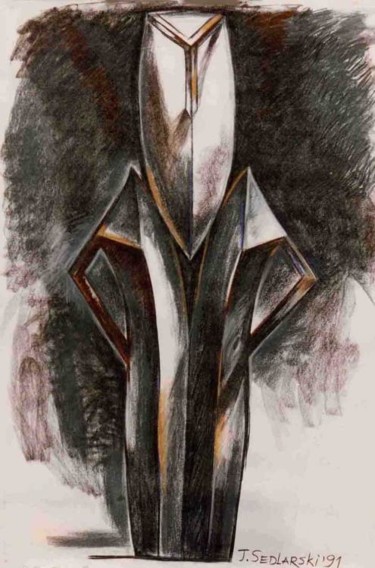 Sculpture intitulée "dessin" par Jivko Sedlarski, Œuvre d'art originale, Papier