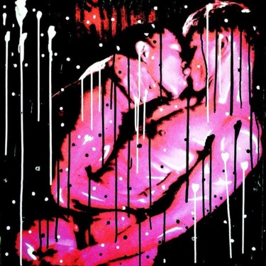 BACI VIETATI Pittura intitolato "BACI VIETATI" da Simone Lazzarini, Opera d'arte originale, Lavoro digitale 2D