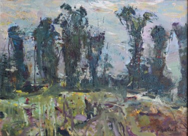 Картина под названием "Trees" - Valery Videtskikh, Подлинное произведение искусства