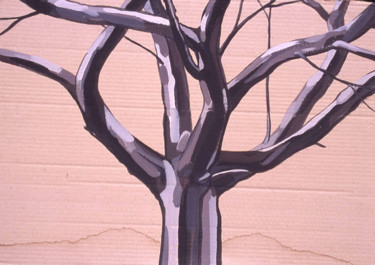 Peinture intitulée "The tree" par Jivko Sedlarski, Œuvre d'art originale, Acrylique
