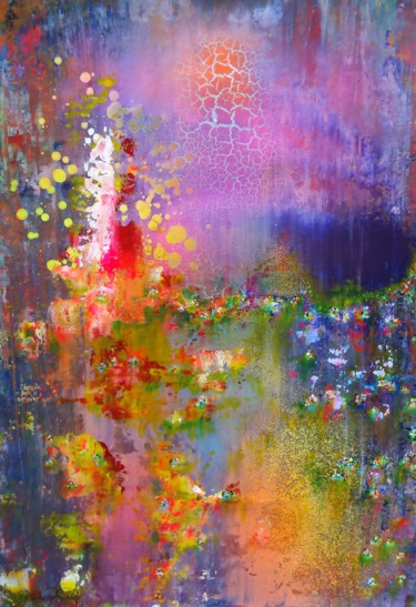 Painting titled ""Poesia II"" by Jaio Dos Anjos, Original Artwork, Acrylic
