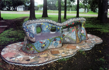 Sculpture titled "love seat" by Felicity Wallis, Original Artwork