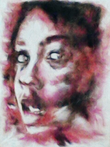 Peinture intitulée "Close-up" par Véroniq'S, Œuvre d'art originale, Encre