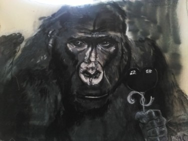 「L'humain a t'il évo…」というタイトルの絵画 Picco & Art In The Service Of Humanityによって, オリジナルのアートワーク