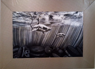 Painting titled "Who is really a dan…" by Picco & Art In The Service Of Humanity, Original Artwork