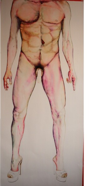 Dessin intitulée "Processus, phase 25…" par Richard Savic, Œuvre d'art originale