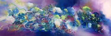 ABONDANCE - SUR COMMANDE Peinture intitulée "ABONDANCE - SUR COM…" par Léti, Œuvre d'art originale, Huile Monté sur Châssis en bois