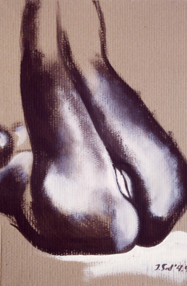 Peinture intitulée "Nude XI" par Jivko Sedlarski, Œuvre d'art originale, Acrylique