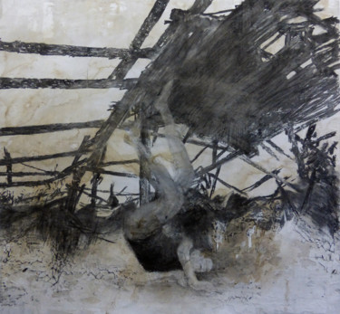 Dessin intitulée "1-crouler.jpg" par Sébastien Bocquet, Œuvre d'art originale