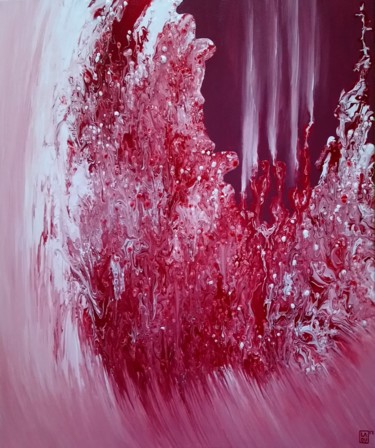Peinture intitulée "Osmose : L140" par Laou, Œuvre d'art originale, Acrylique