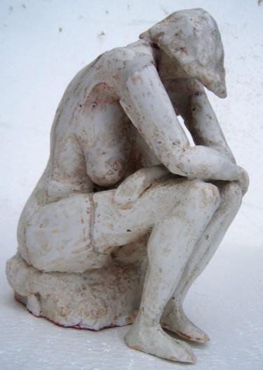 Sculpture titled "O Vazio que nos pre…" by Mauricio Santos, Original Artwork, Resin
