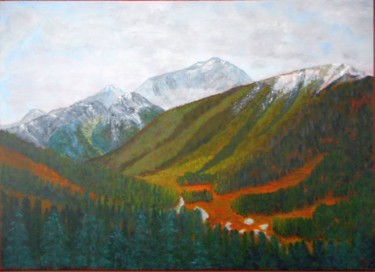 Schilderij getiteld "beautiful-america" door David Callahan, Origineel Kunstwerk, Acryl