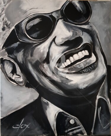 绘画 标题为“Ray Charles” 由Laurence Clerembaux, 原创艺术品