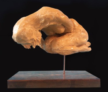Sculpture titled "O Vazio que nos pre…" by Mauricio Santos, Original Artwork, Resin